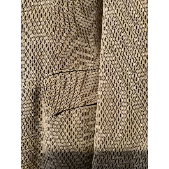 Vintage Y2K Like New Kenar Designer Blazer Jacket Sz.4 Olive Green/black silky - Picture 3 of 12